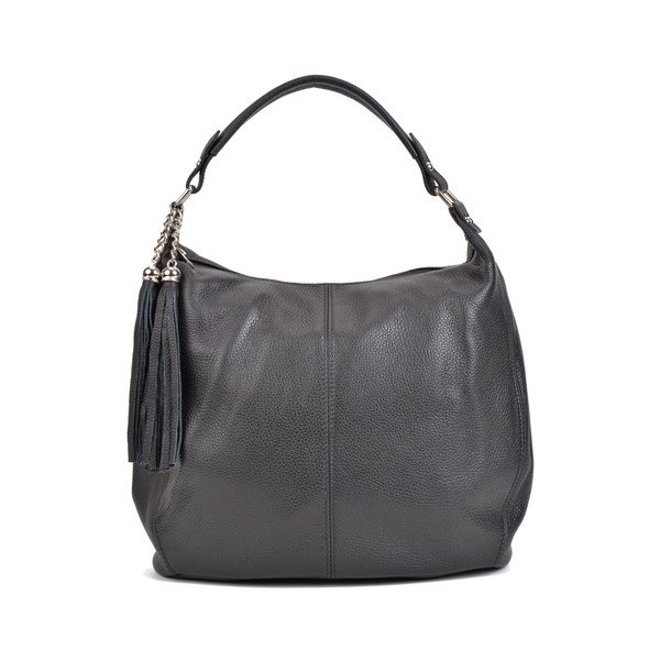 Črna usnjena torbica Sofia Cardoni Bruhna