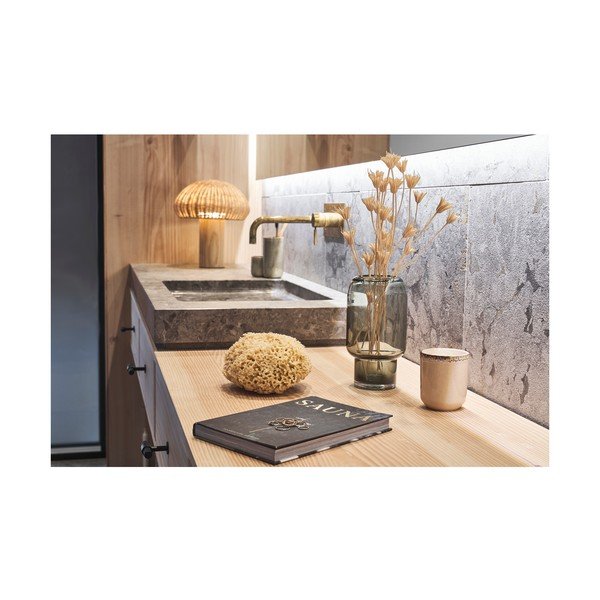 LED namizna svetilka v naravni barvi s senčnikom iz ratana (višina 32 cm) – Villa Collection-image-3