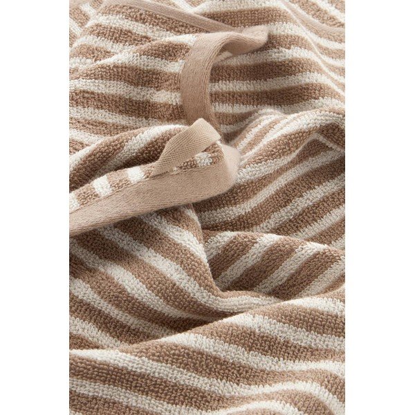 Bež/kremno bela bombažna brisača 70x140 cm Dixie – Jotex-image-3