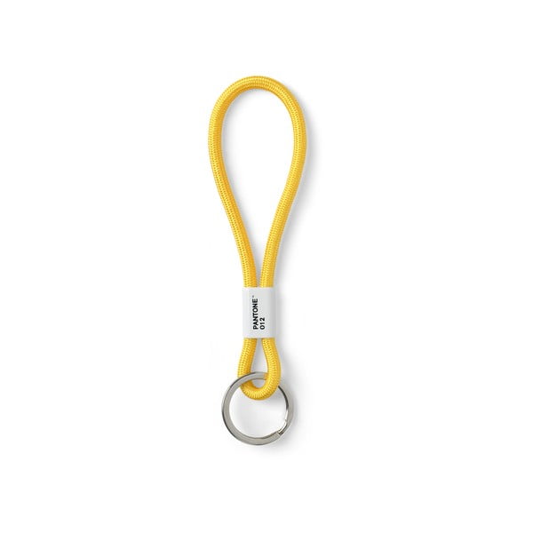 Rumen obesek za ključe Yellow 012 – Pantone