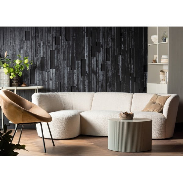 Bež okrogla mizica ø 60 cm Sanne – WOOOD-image-1