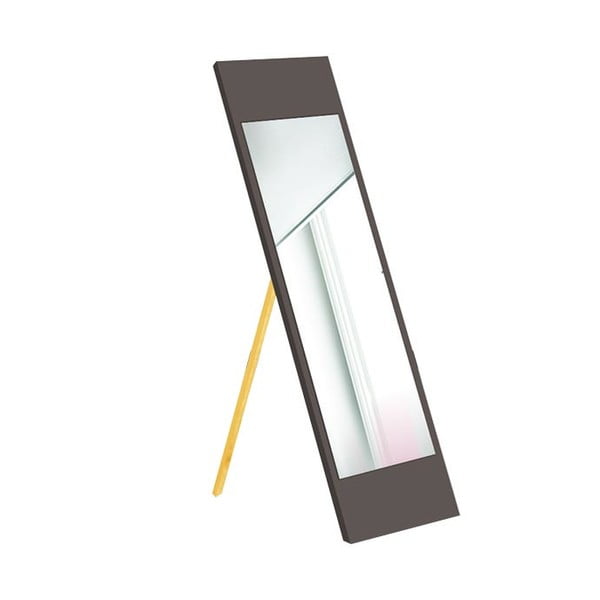 Stoječe ogledalo z rjavim okvirjem Oyo Concept, 35 x 140 cm