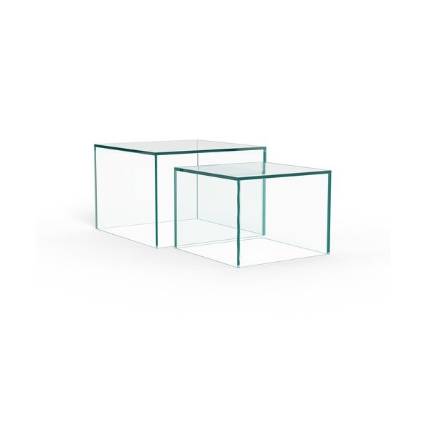 Steklene mizice v kompletu 2 ks 50x50 cm Dice – Actona-image-3