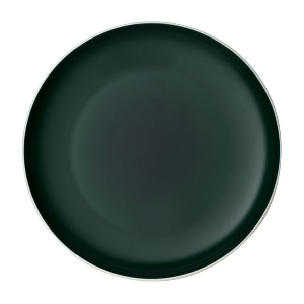 Belo-zelena porcelanast krožnik Villeroy & Boch Uni, ⌀ 24 cm
