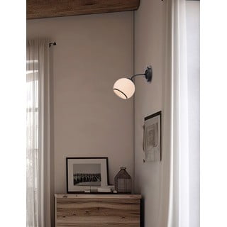 Črno-bela stenska svetilka Marinen – Candellux Lighting