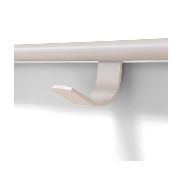 Sivorjav jeklen stenski obešalnik s polico 60 cm Rex – Spinder Design-image-4