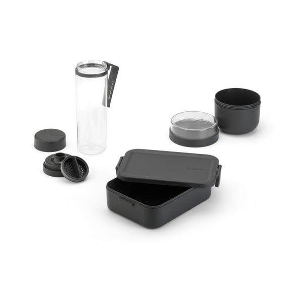 Posode za malico v kompletu s steklenico za vodo 3 ks Make & Take – Brabantia-image-2
