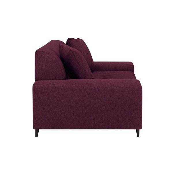 Vijolični kavč z nogami v črni barvi Cosmopolitan Design Orlando, 220 cm-image-3