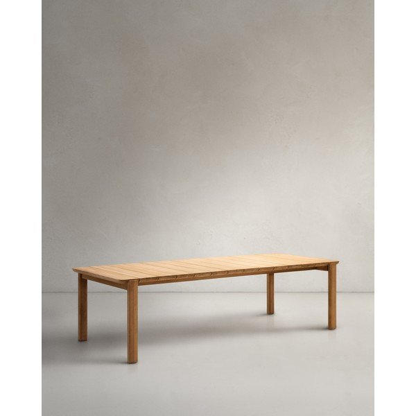 Vrtna miza iz masivnega tika 102x220 cm Icaro – Kave Home-image-4
