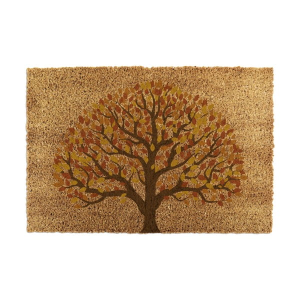 Predpražnik iz kokosovih vlaken 40x60 cm Autumnal Tree of Life – Artsy Doormats