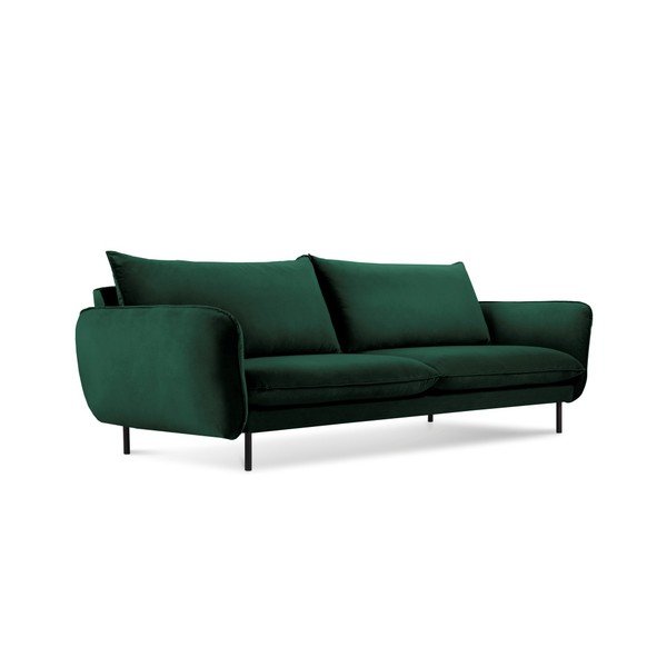 Zelen žameten kavč Cosmopolitan Design Vienna, 200 cm