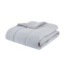 Svetlo sivo prešito pregrinjalo iz mikropliša za zakonsko posteljo 200x220 cm Cosy Cord – Catherine Lansfield