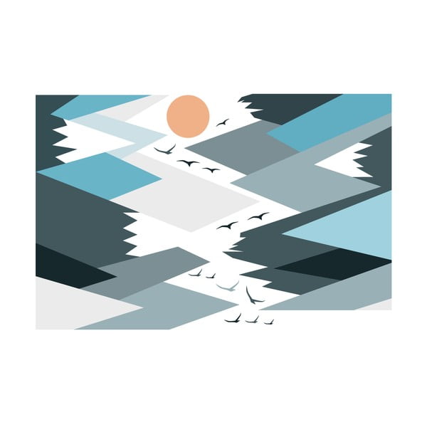 Stenska nalepka Ambiance Giant Kid Sticker Scandinavian Mountains Parka-image-2