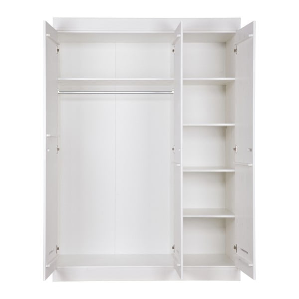 Bela trilistna garderobna omara WOOOD Locker-image-2