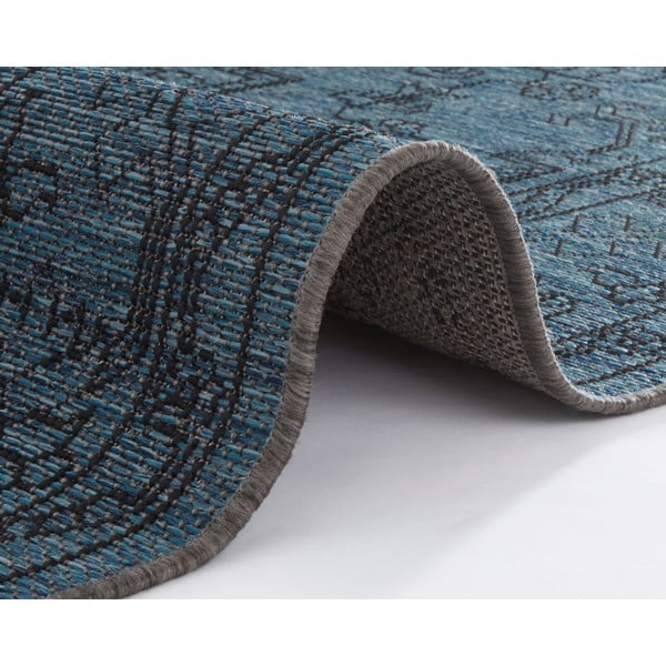 Temno modra zunanja preproga NORTHRUGS Tyros, 70 x 200 cm-image-1