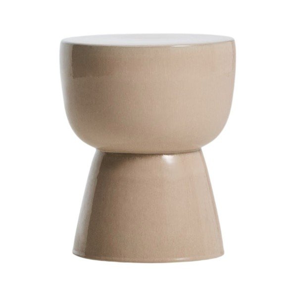 Keramična okrogla vrtna mizica 36x36 cm Mesquida – Kave Home