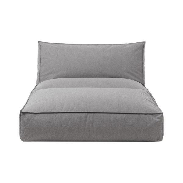 Siv vrtni ležalnik Blomus Stone, 120 x 190 cm