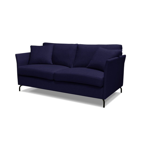 Temno modra trisedežna zofa Windsor & Co. Zofe Saturne-image-1