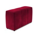 Rdeče žametno naslonjalo za modularni kavč Rome Velvet - Cosmopolitan Design 