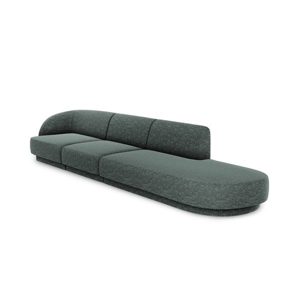 Temno zelen kavč 302 cm Miley - Micadoni Home-image-3