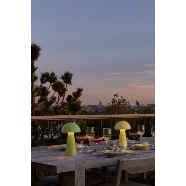 Zelena LED namizna svetilka z daljinskim upravljalnikom (višina 28 cm) Sam – Sirius-image-3