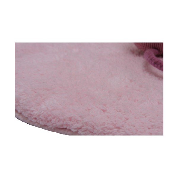 Rožnata otroška ročno izdelana preproga Nattiot Little Teddy, 80 x 100 cm-image-1