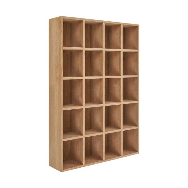 Večnivojska polica iz masivnega bora v naravni barvi 44 cm Moss – House Nordic-image-1