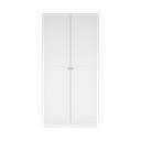 Bela garderobna omara 99x200x62 cm Billund – Tvilum