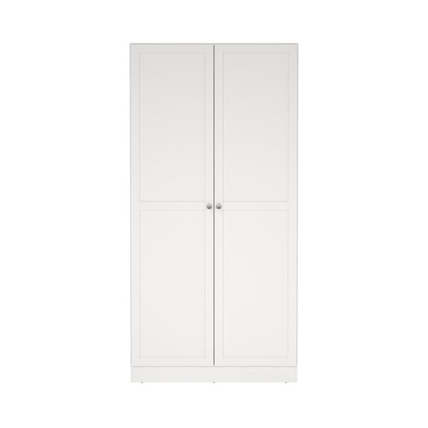 Bela garderobna omara 99x200x62 cm Billund – Tvilum