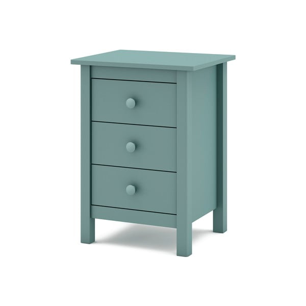 Modrozelena otroška nočna omarica iz masivnega bora Max – Marckeric-image-3