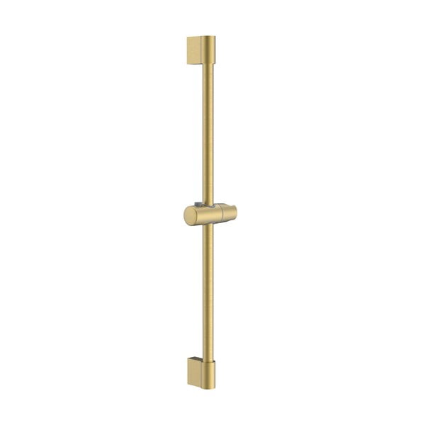 Stenski drog za tuš iz nerjavečega jekla v zlati barvi z drsnim nosilcem 71 cm – Sapho