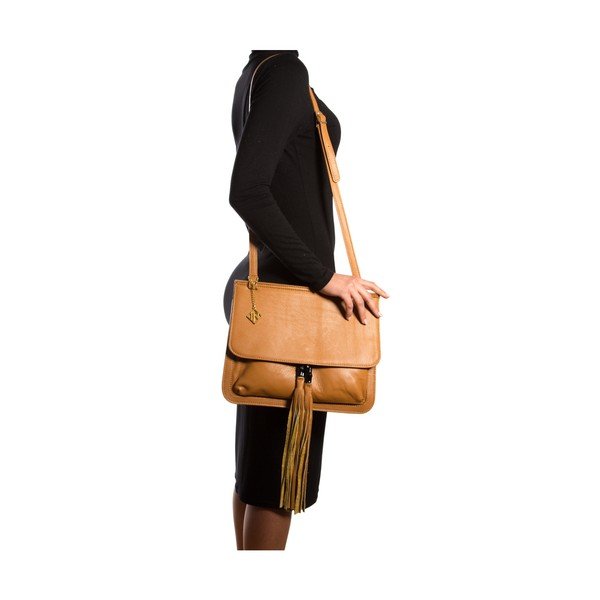 Usnjena torbica Isabella Rhea 1154 Cognac-image-4