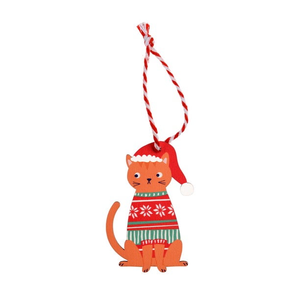 Lesen okrasek za jelko 5 cm Ginger Cat – Rex London