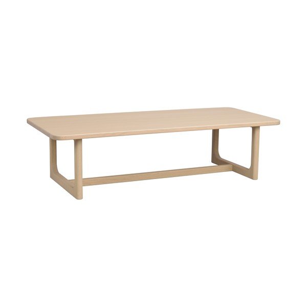 Klubska mizica z mizno ploščo v hrastovem dekorju v svetli naravni barvi 70x160 cm Driscoll – Rowico