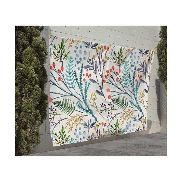 Odeja za piknik Surdic Manta Picnic Flores Vintage z motivom cvetja, 140 x 170 cm-image-1