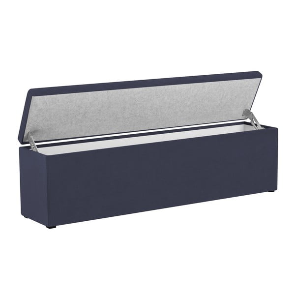 Temno modra otomanka Mazzini Sofas Ancona, 160 x 47 cm-image-4