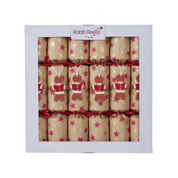Božične pokalice v kompletu 6 kom Gingerbread - Robin Reed