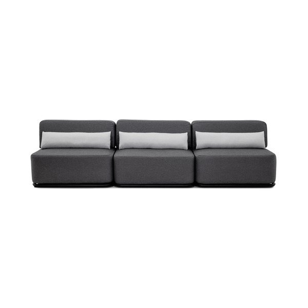 Temno siv vrtni modularni kavč 306 cm Straw – Sit Sit-image-3
