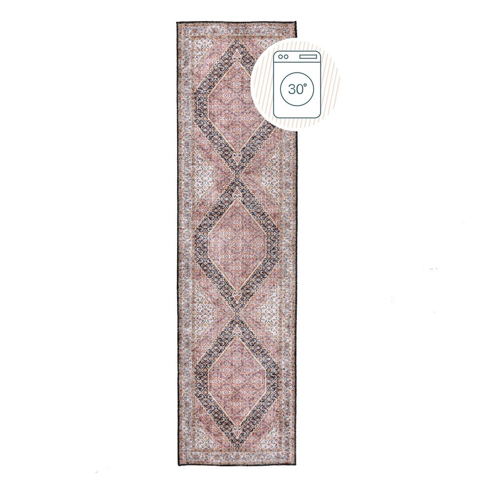 Rožnat pralen tekač 60x230 cm Briony Traditional
