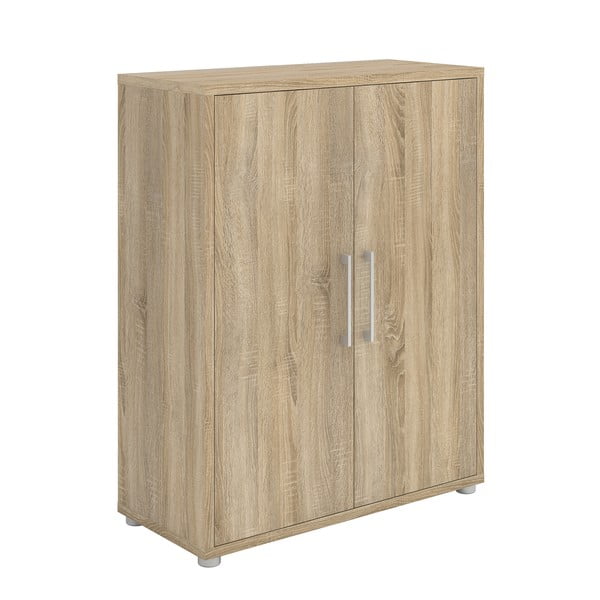 Modularna knjižna omara iz naravnega hrasta 89x113 cm Prima - Tvilum-image-4