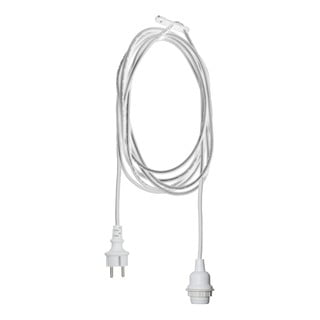 Bel kabel s končnim pokrovom za žarnico Star Trading Cord Ute, dolžina 2,5 m
