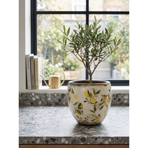 Porcelanast okrasni cvetlični lonec ø 18 cm Sorrento – Yes Everyday-image-1