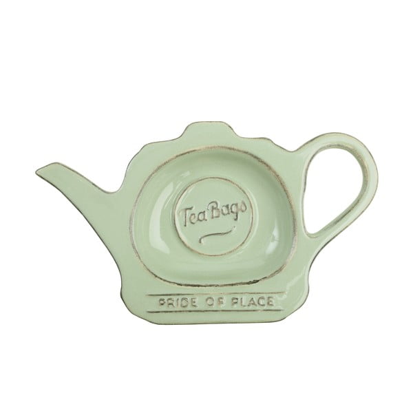 Zeleno keramično držalo za čajne vrečke T&G Woodware Pride Of Place