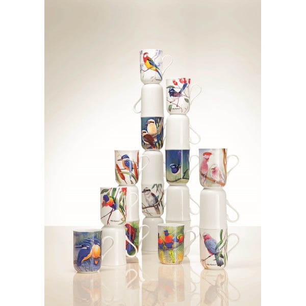 Porcelanasta skodelica 330 ml Fairy Wrens – Maxwell & Williams-image-1