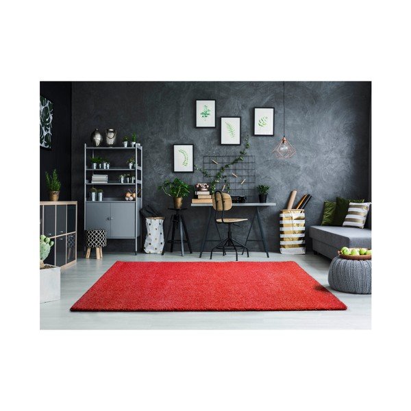 Rdeča preproga Universal Khitan Liso Red, 100 x 150 cm-image-1