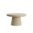 Bež okrogla mizica ø 70 cm Kulona – Light & Living
