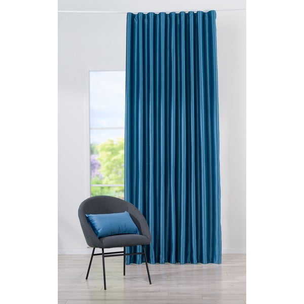 Modra zavesa z drsniki 140x260 cm Canyon – Mendola Fabrics