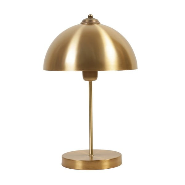 Namizna svetilka v zlati barvi s kovinskim senčilom (višina 40 cm) Lungo – Opviq lights