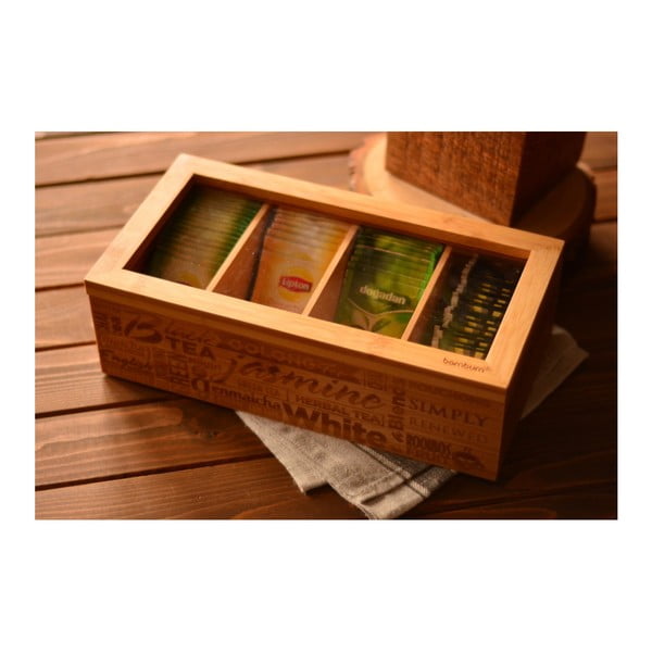 Bambusova škatla za čaj Bambum Tea&Coffee