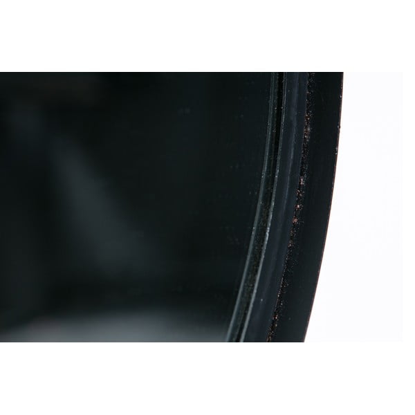 Stensko ogledalo s črnim okvirjem WOOOD Lauren, Ø 80 cm-image-4